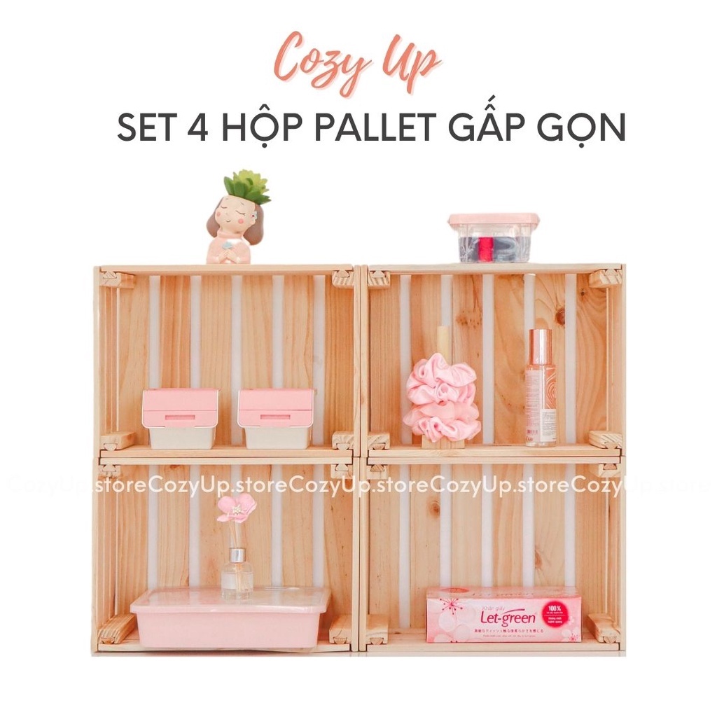 Thùng Gỗ Pallet- Khay Gỗ Pallet