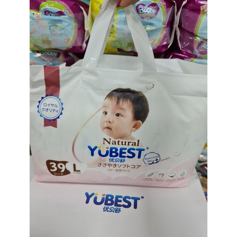 Bỉm Yubest angel dán/quần nội địa Trung S90/M84/L78/XL72