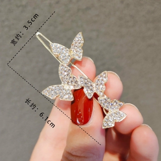 Kẹp Tóc Hình Bướm Đính Đá Thời Trang