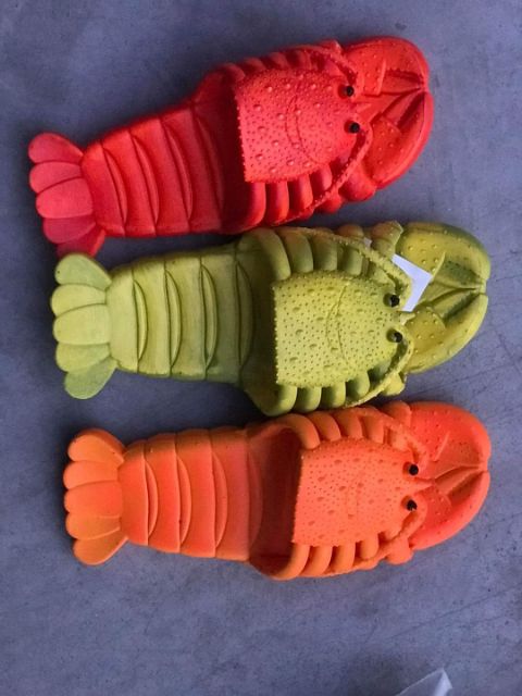 Dép nữ dép tôm hùm hàng xịn túi zip