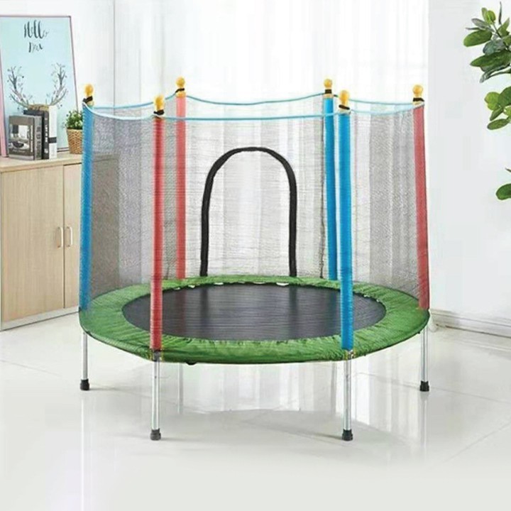 Sàn Bật Nhún Cho Bé, Nhà Nhún, Sàn Nhún Lò Xo,  Bền Vững - An Toàn - Tải Trọng Lớn, Bạt Nhún Có Lưới Bao