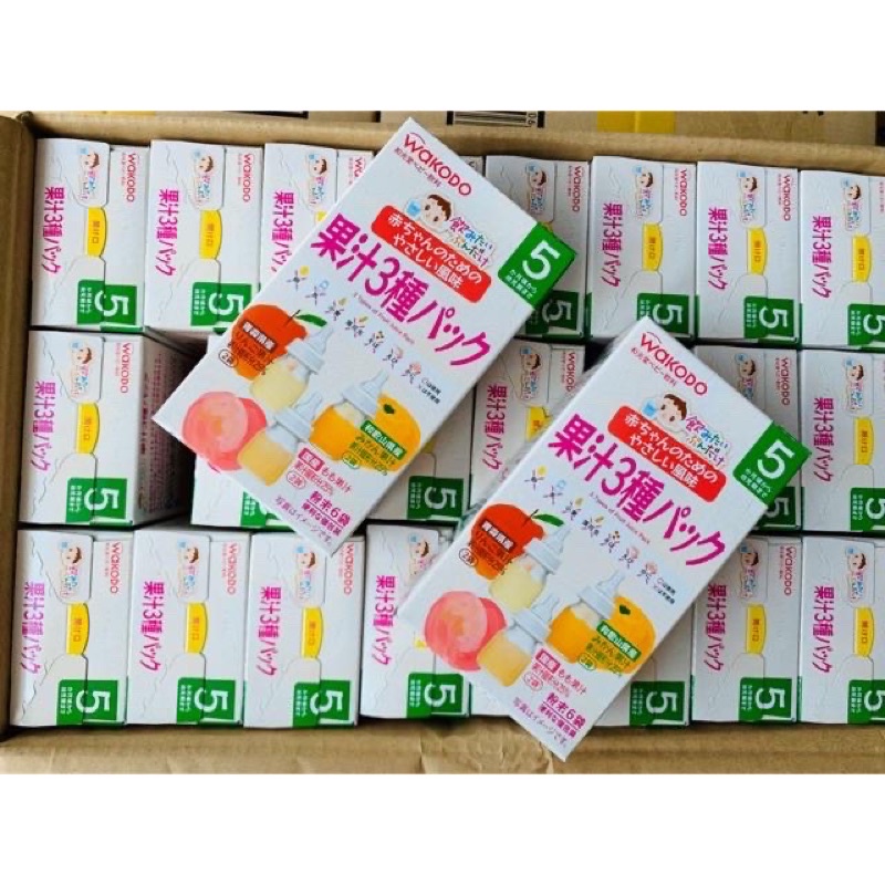 Trà hoa quả Wakodo Nhật Bản cho bé