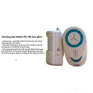 Chuông báo động chống trộm không dây.