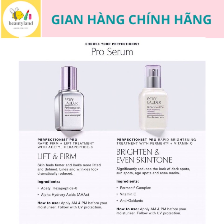 Serum Estee Lauder perfectionist pro giúp trắng da, chống lão hoá
