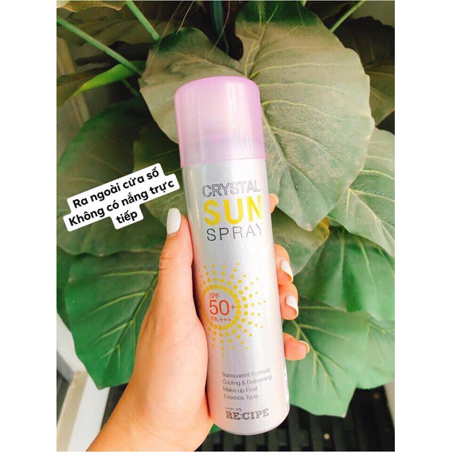 xịt chống nắng giá rẻ/Freeship từ 150k/ Xịt chống nắng Crystal Sun Spray