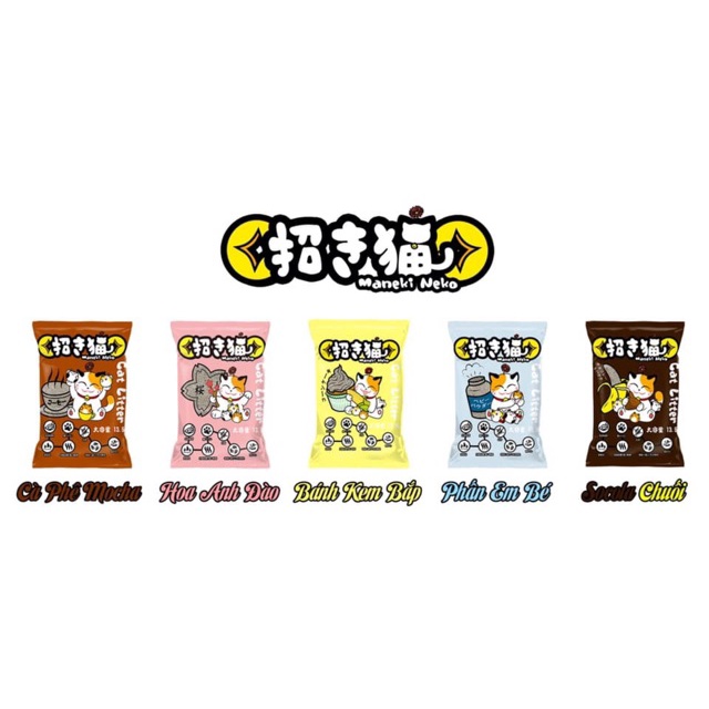 Cát vệ sinh cho mèo Maneki Neko 5 lít