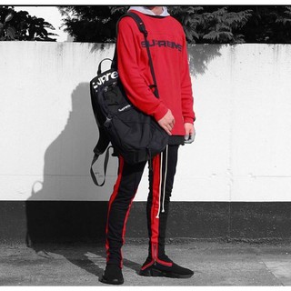 Track pants -Quần phối zip
