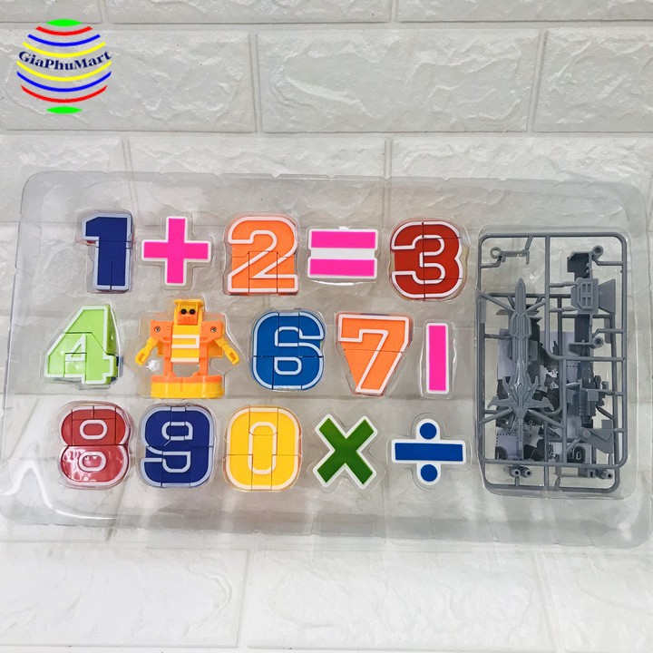 Bộ Số Lắp Ráp Biến Hình Siêu Nhân - Đồ Chơi Bé Trai