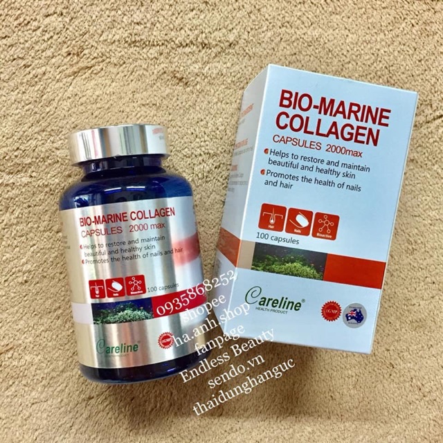 Viên bio marine collagen careline