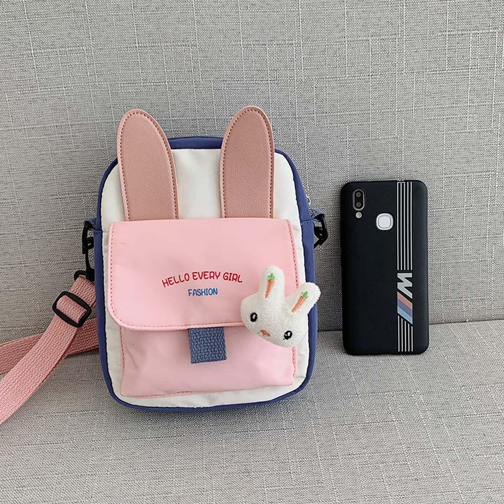 Túi Đeo Chéo Mini Đựng Điện Thoại Hình Thỏ Dễ Thương Cho Nữ