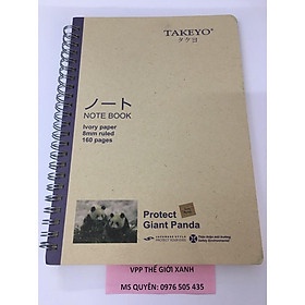 SỔ LÒ XO TAKEYO A5 160TRAMG