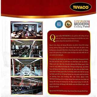 Quạt trần Tuvaco C500-02