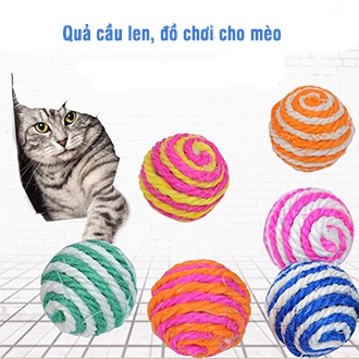 Quả cầu len, quả bóng len đồ chơi dành cho Mèo Cưng