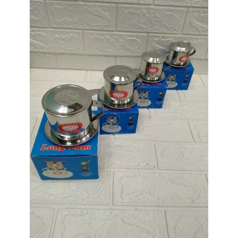 Phin Pha Cà Phê Inox Longcam Các Số Cam Homeware