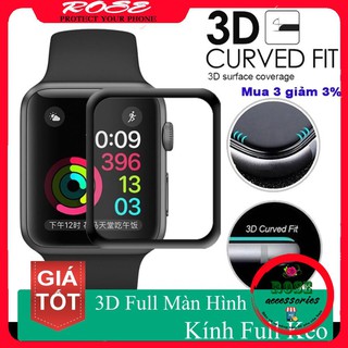 Cường lực Full màn – 5D Apple Watch 38mm – 42mm-Loại xịn