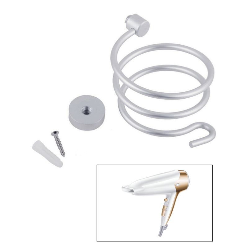 Giá Đỡ Máy Sấy Tóc Gắn Tường Bằng Thép Không Gỉ