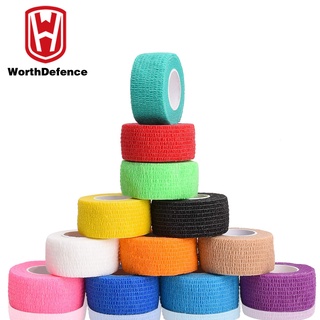 Băng Quấn Bảo Vệ Khuỷu Tay / Đầu Gối 2.5CM * 450CM Tự Dính Bằng Vải Không Dệt Co Giãn Hỗ Trợ Chấn Thương Đa Ứng Dụng