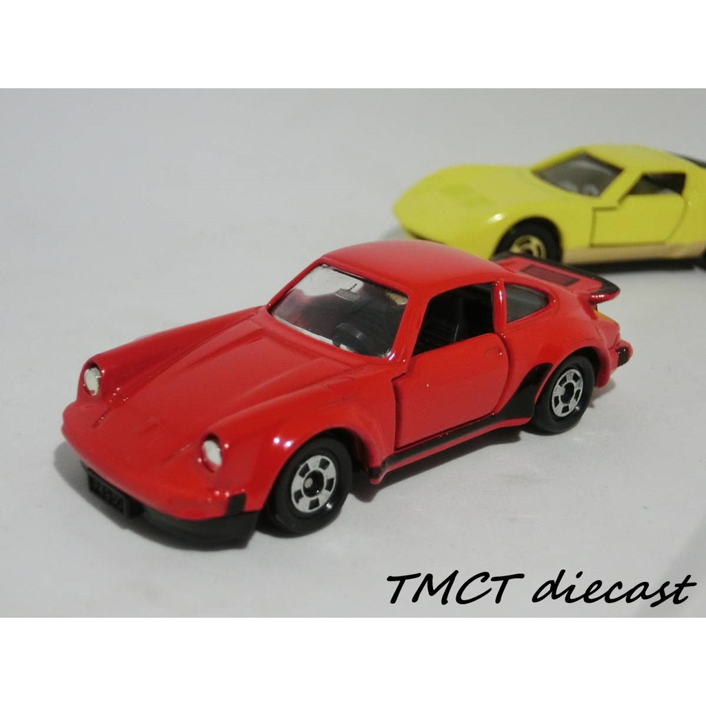 Mô hình xe thể thao 1/64 Tomica Lamborghini Miura SV F.40 1978 - Porsche 930 Turbo Type No.F1 1979 Made in China