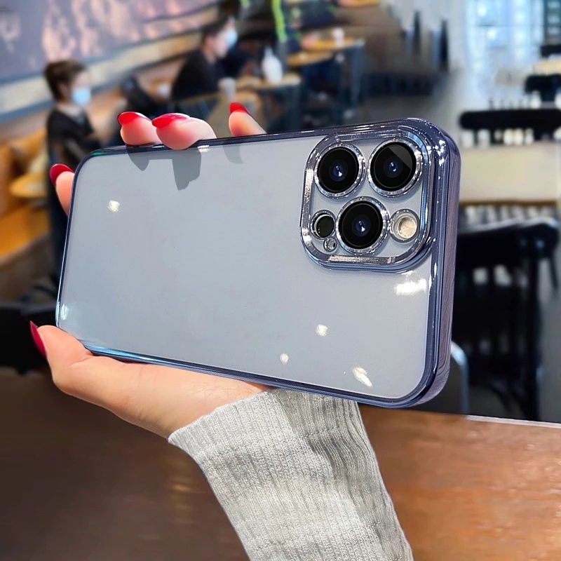 Ốp điện thoại viền vuông giả cho for iPhone 14 Pro Max 13 Pro 7plus/8plus/X/Xs/Xs/Xsmax/11/11pro/11prmax/12/12pro/12promax/ip13promax