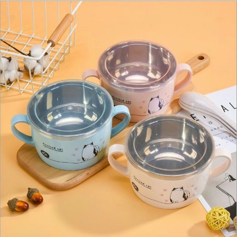 Bát Ăn Cháo Mì Phở kèm thìa siêu tiện lợi sỉ loại đặc biệt