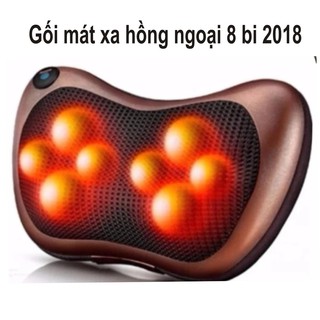 Gối Mát Xa Hồng Ngoại Đa Năng 8 Bi