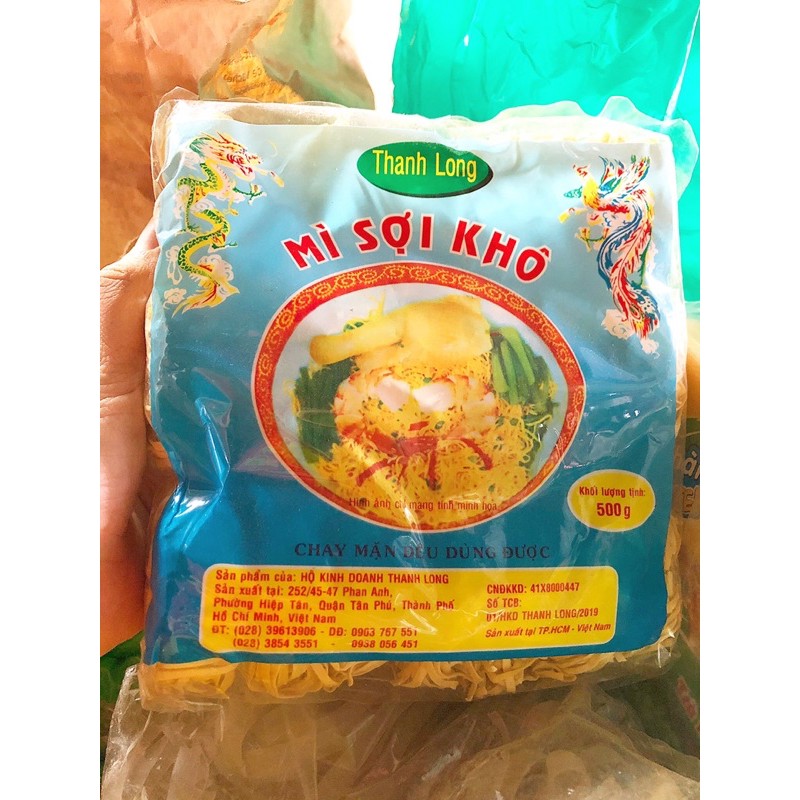 Mì trứng sợi to