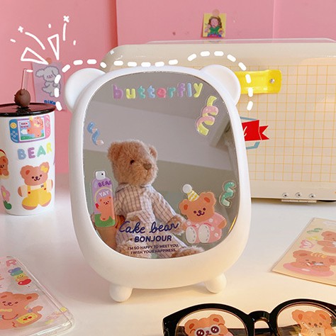 Sticker PVC Không Thấm Nước Cake Bear Tươi Tắn Dán Trang Trí