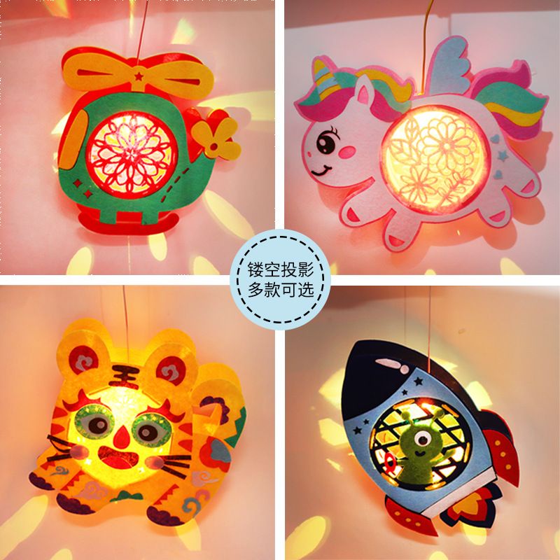 Đèn lồng trung thu cho bé CÓ NHẠC hand made