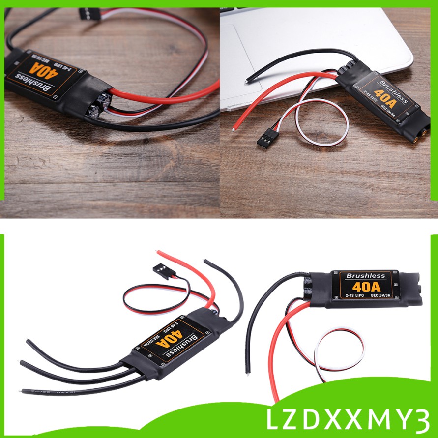 Bộ Điều Tốc ESC Không Chổi Than Lzdxxmy3 40A Cho Máy Bay Điều Khiển Từ Xa Mới