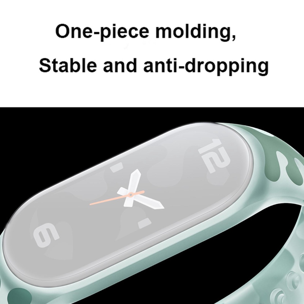 Dây Đeo Silicone Màu Dạ Quang Cho Đồng Hồ Thông Minh Xiaomi Mi Band 7 6 H1L6
