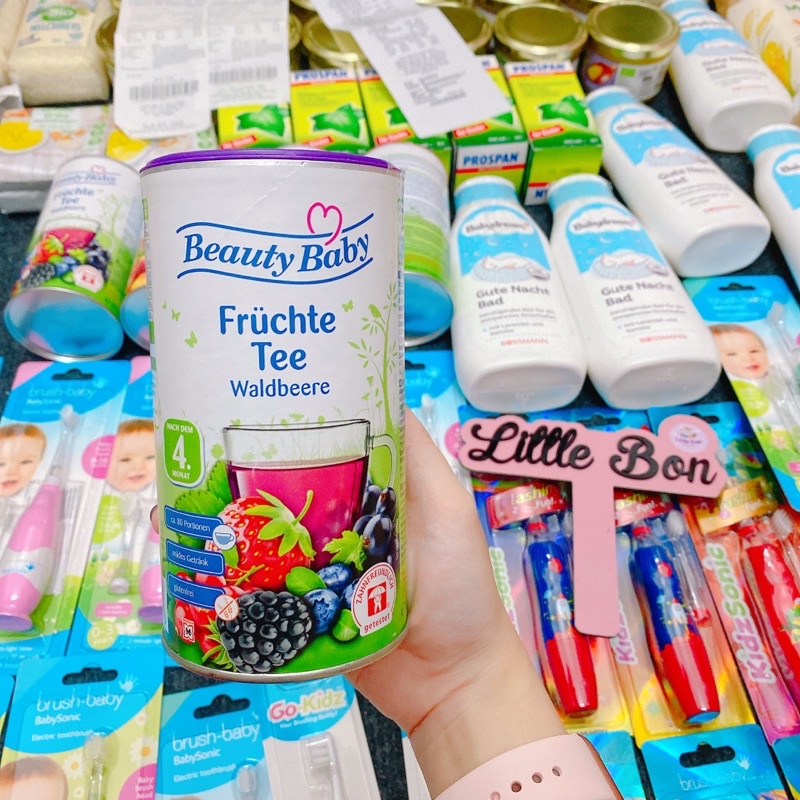 Trà trái cây Beauty Baby Đức 190gr cho bé 4M+ bay air_Date 31.01.2025