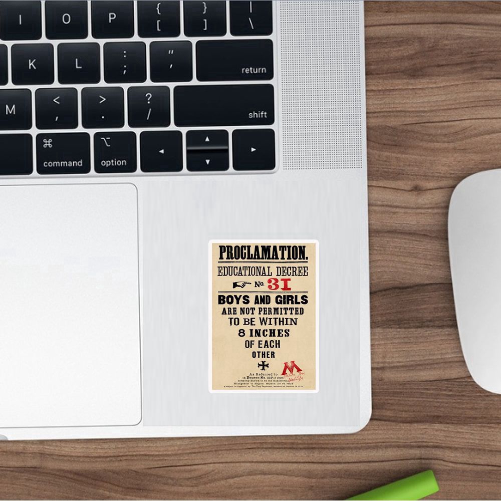 Set sticker 25 miếng dán trang trí hình logo phim Harry Potter