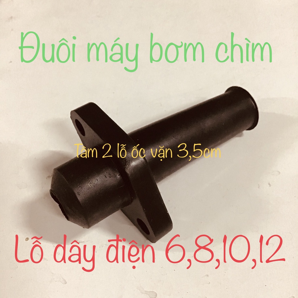 Đuôi chuột máy bơm chìm phi 10ly - phụ tùng quạt đường kính 10mm