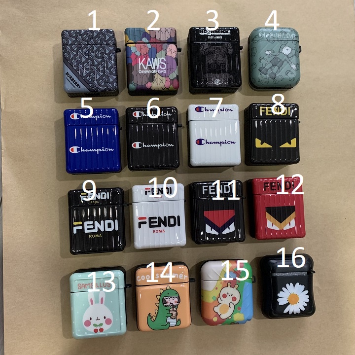 Case Airpods - Ốp Airpods 1/2 - K.A.W.S nhựa mềm không sợ xước dock
