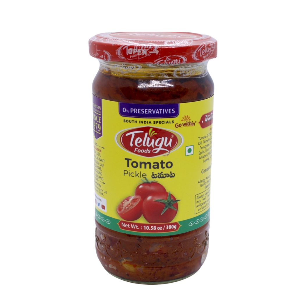 Cà chua ngâm TELUGU Tomato Pickle 300gr