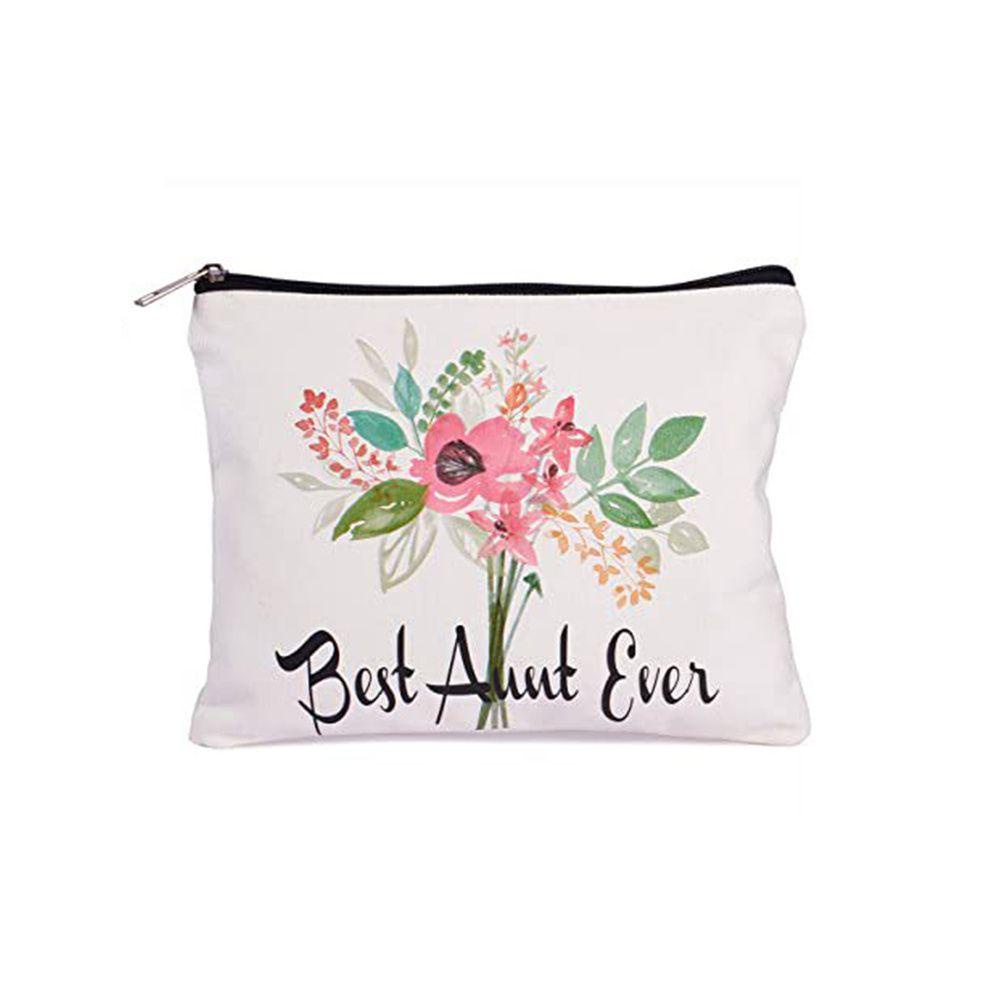 Túi Đựng Bút Chì / Mỹ Phẩm Có Khóa Kéo Tiện Dụng Cho Nữ Ốp