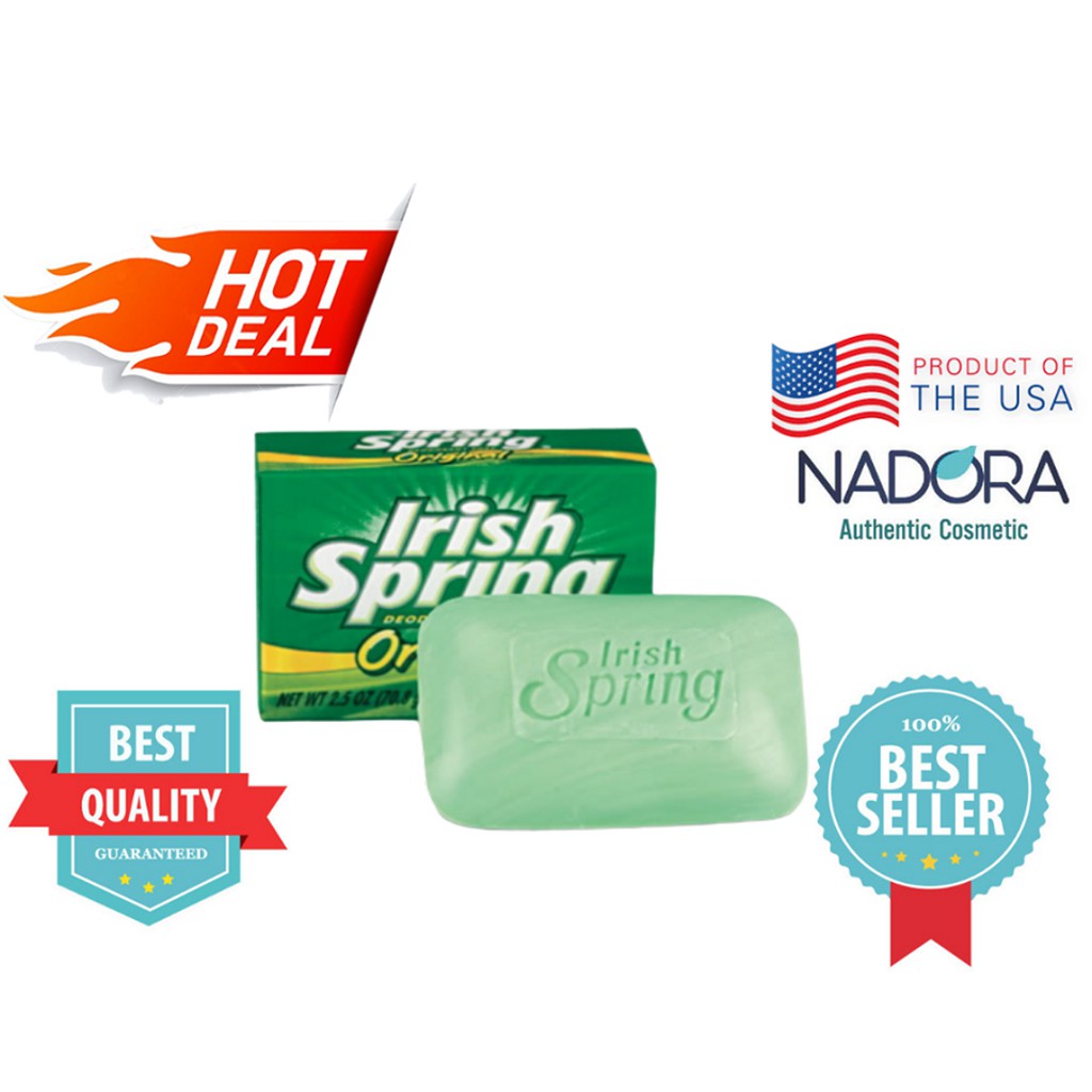 Xà Bông Cục Irish Spring Deodorant Soap Original