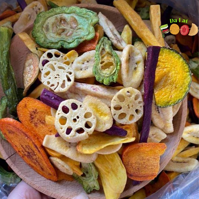 Trái Cây Hoa Quả Sấy Thập Cẩm 500g Bánh Kẹo Tết