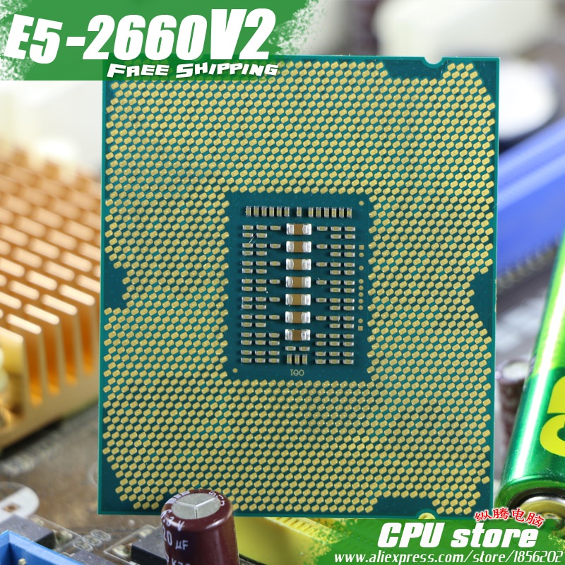Intel Xeon Processor E5 2660 V2 CPU 2.2G LGA 2011 SR1AB Has Colours Server processor e5-2660 V2 E 25-2660V2 10 Core 2.20GHz 25M 95W