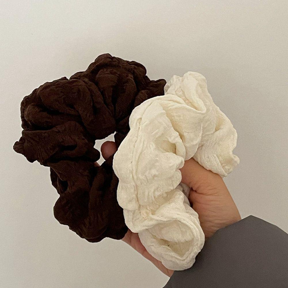 Dây Cột Tóc Vải Cỡ Lớn Gấp Gọn Dễ Thương Cho Bạn Gái