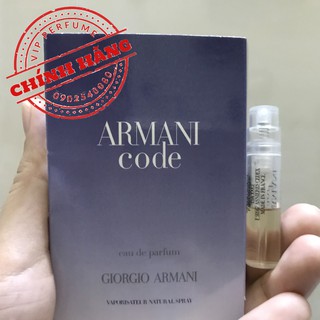 [ Vial ] Nước hoa nữ chính hãng Giorgio Armani Code EDP 1.2ml