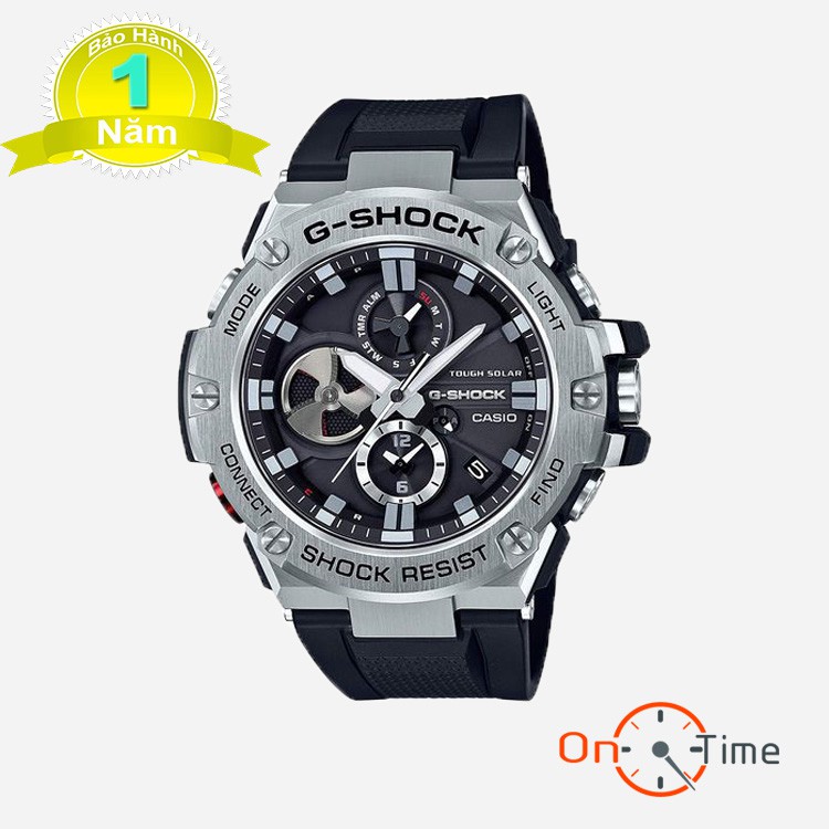 Đồng hồ nam G-shock vỏ thép dây cao su GST B100 OneTime cực đẹp | BigBuy360 - bigbuy360.vn