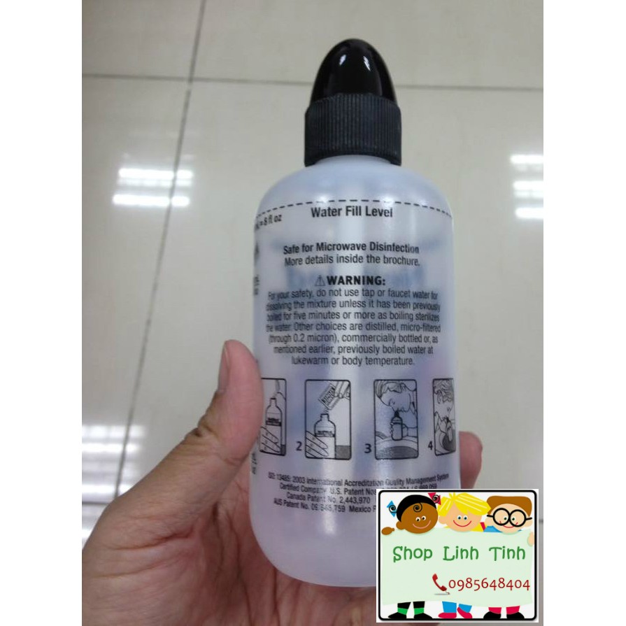 BÌNH RỬA MŨI NEILMED NGƯỜI LỚN 240ml (TÁCH SET KHÔNG HỘP)