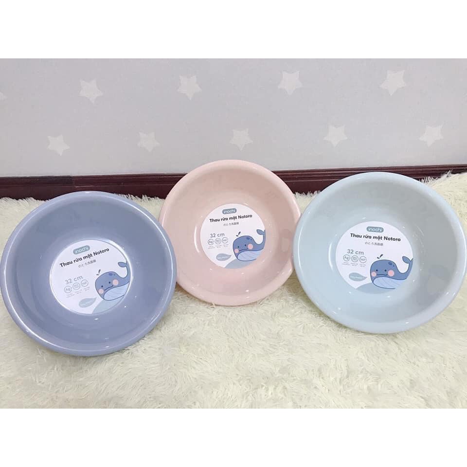 Thau  rửa mặt Inochi Notoro 32cm - công nghệ kháng khuẩn ion Ag+ tiêu diệt vi khuẩn, hạn chế quá trình lên nấm mốc