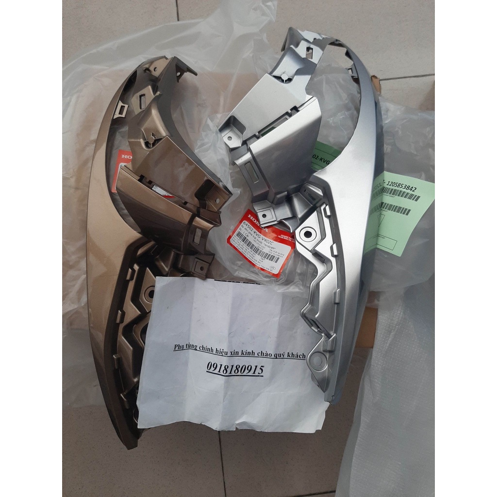 Ốp đèn pha trước ab 110 đầu bò đầu to honda