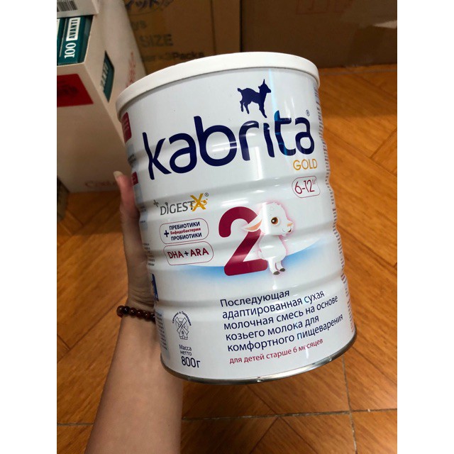 Sữa dê Kabrita Nga số 2 hộp 800gr (Hàng xách tay Nga)