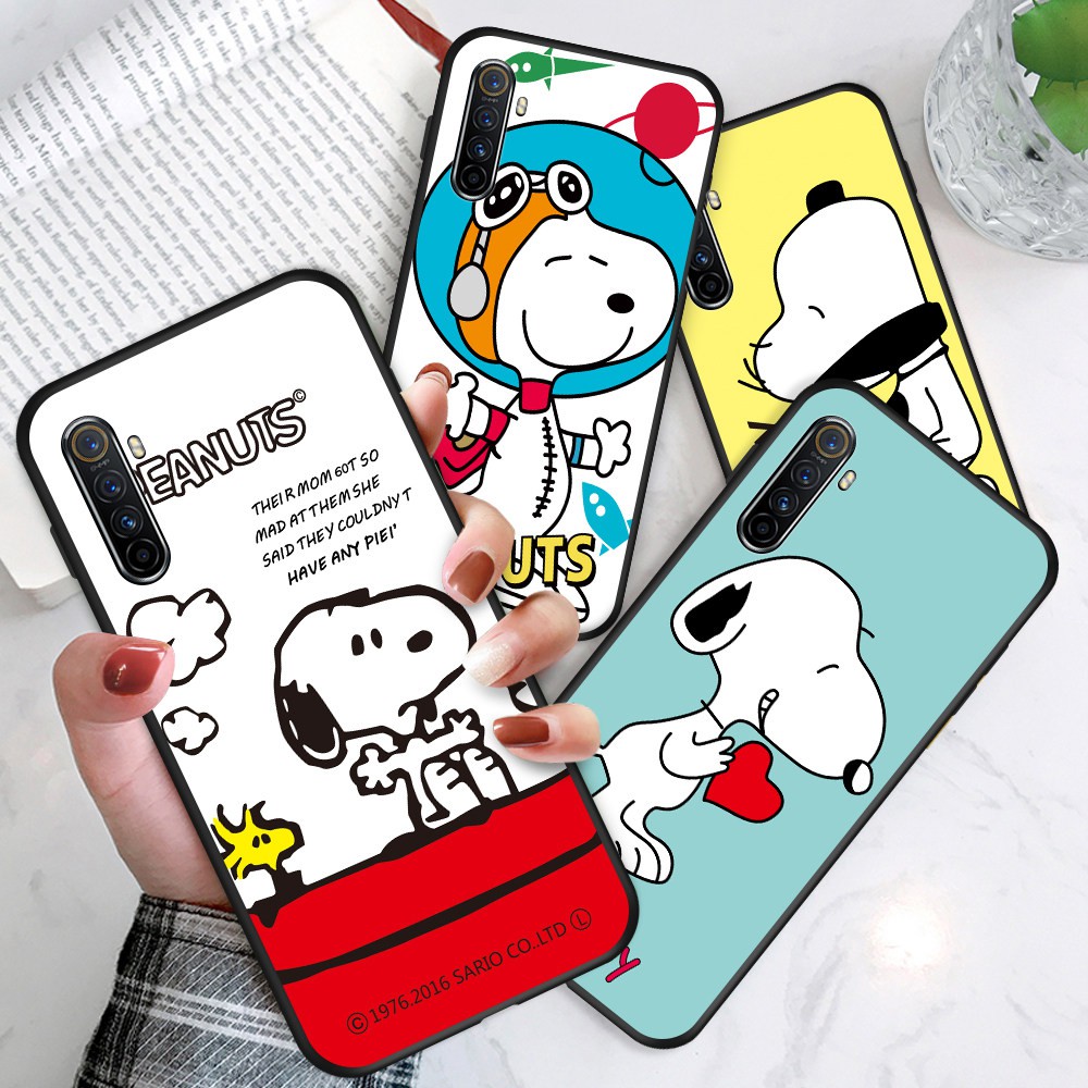 OPPO F1 Plus R7 R9 R9S R7S Pro For Soft Case Silicone Casing TPU Cute Cartoon Snoopy Dog Phone Case Full Cover Simple Macaron Matte Shockproof Back Cases