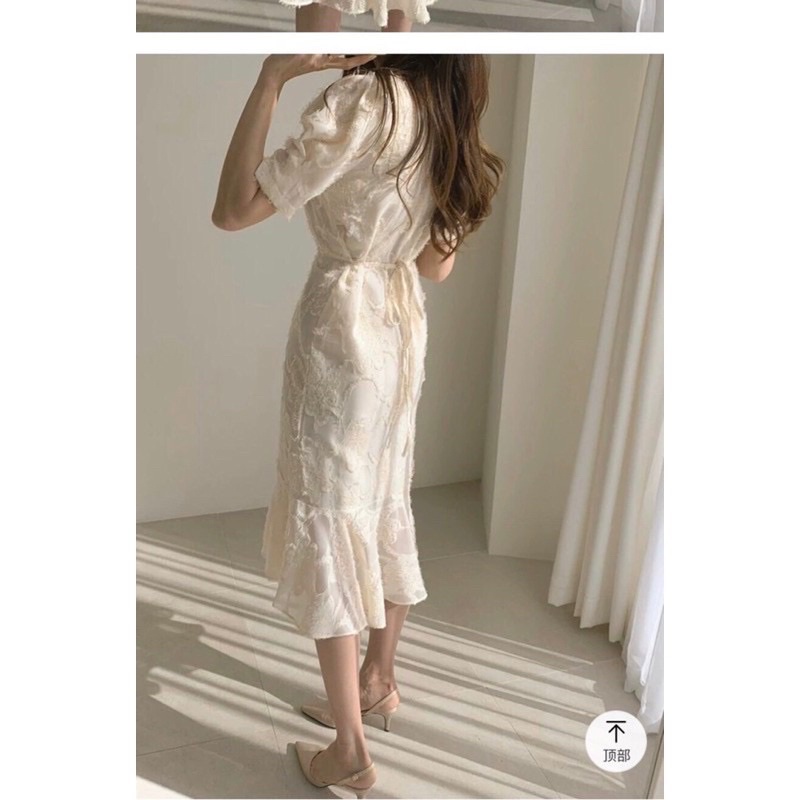 Đầm lông Chiffon Nana xuất Hàn 💥