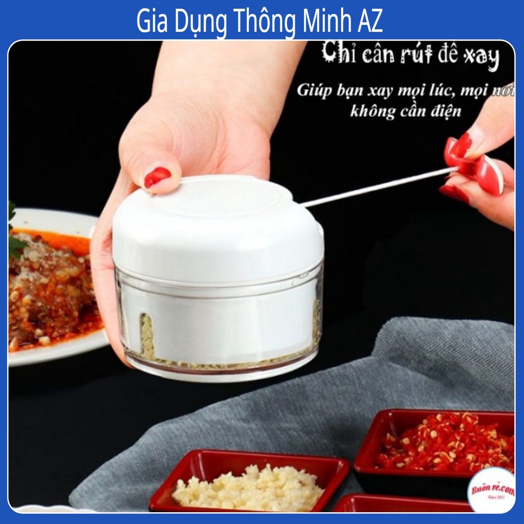 Dụng Cụ Xay Tỏi Ớt --Rút Dây Mẫu Mới GDTMAZ