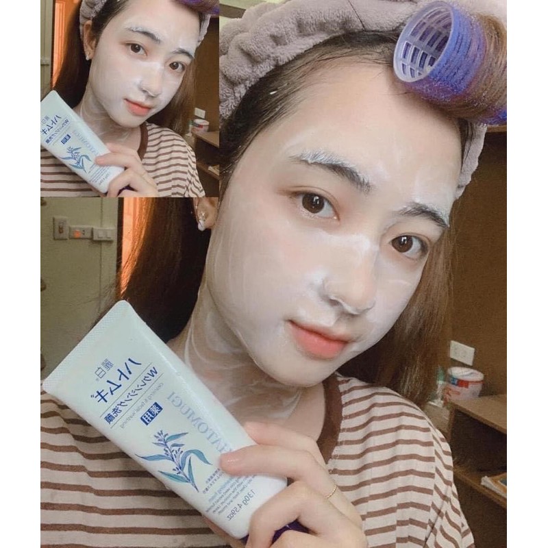 Sữa rửa mặt ý dĩ Hatomugi Naturie Nhật Bản 130G